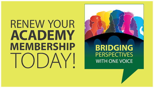 Renew your Academy membership