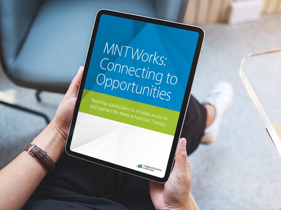 hands holding a tablet with MNT Works Toolkit on screen