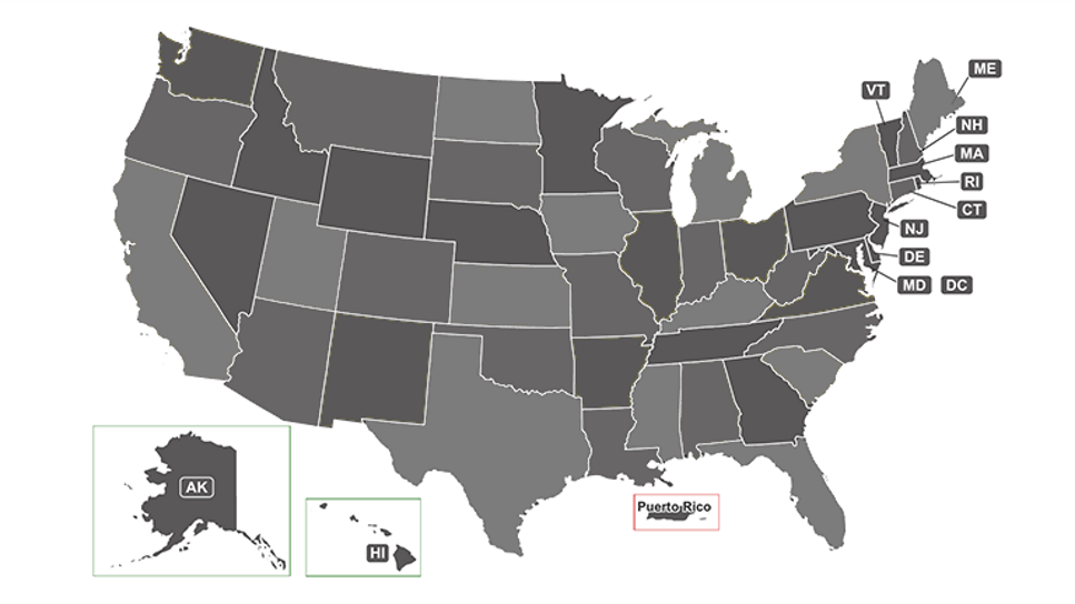 Consumer protection and licensure statutes map