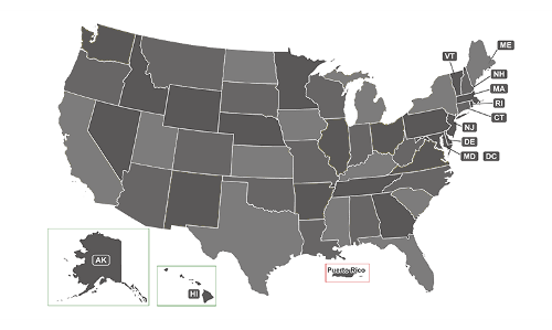 Consumer protection and licensure statutes map