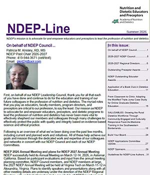 NDEP-Line Newsletter