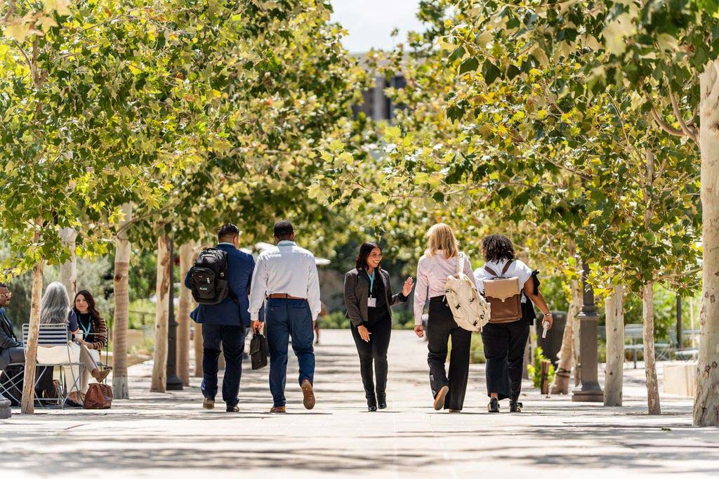 People walking in San Antonio