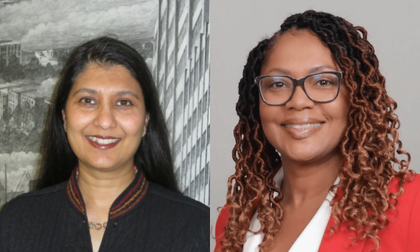 Headshots. Ami Patel and Leisa Bryant