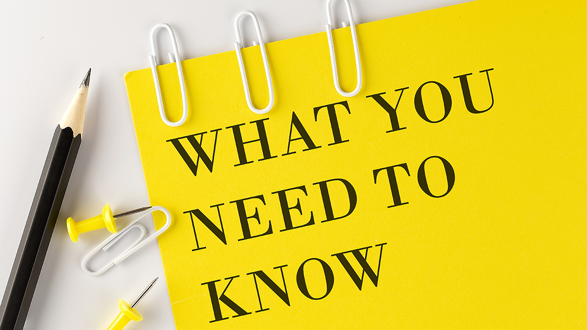 Know before you go webinar