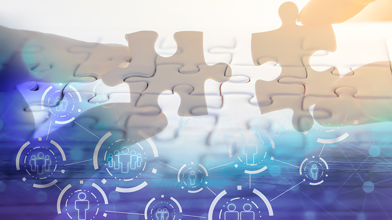 jigsaw puzzle organizational chart
