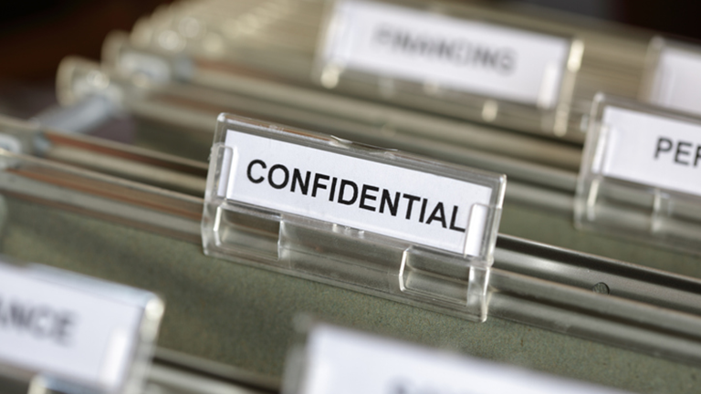 confidential files