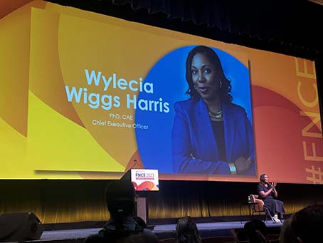 Remarks from Academy CEO Wylecia Wiggs Harris, PhD, CAE during the Member Showcase