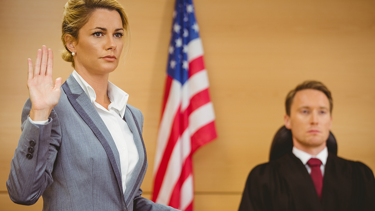 Dietitian serving as an expert witness in court