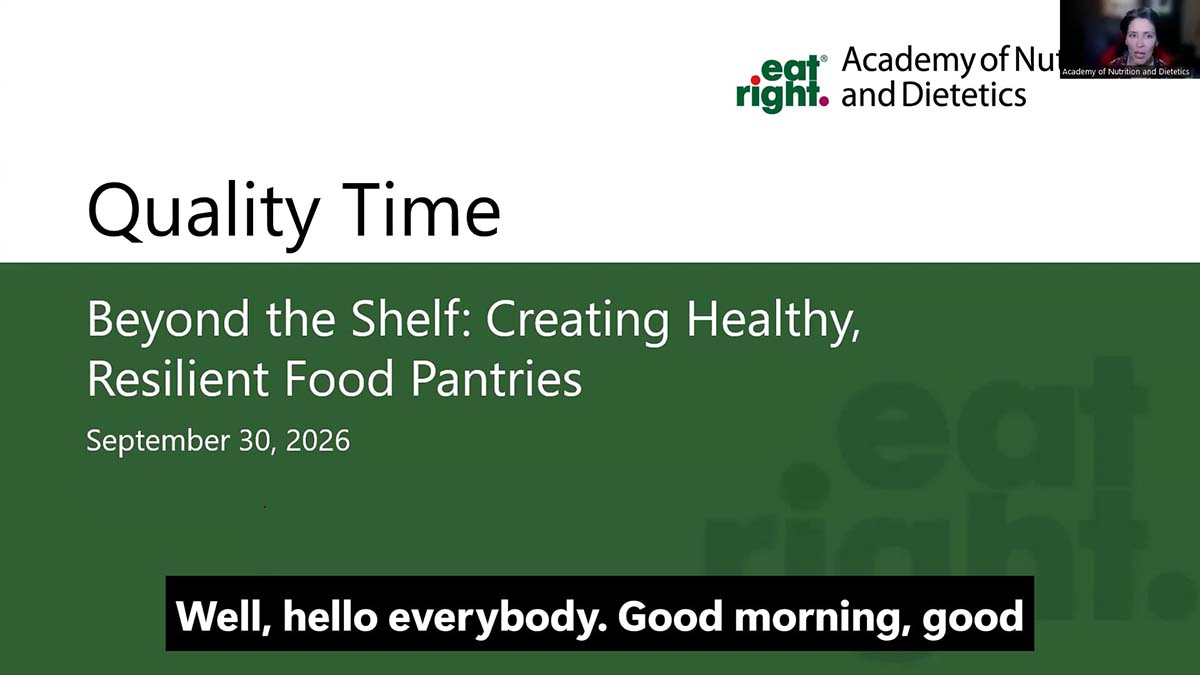Beyond the Shelf: Creating Healthy, Resilient Food Pantries