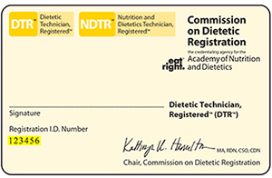 DTR Registration Card