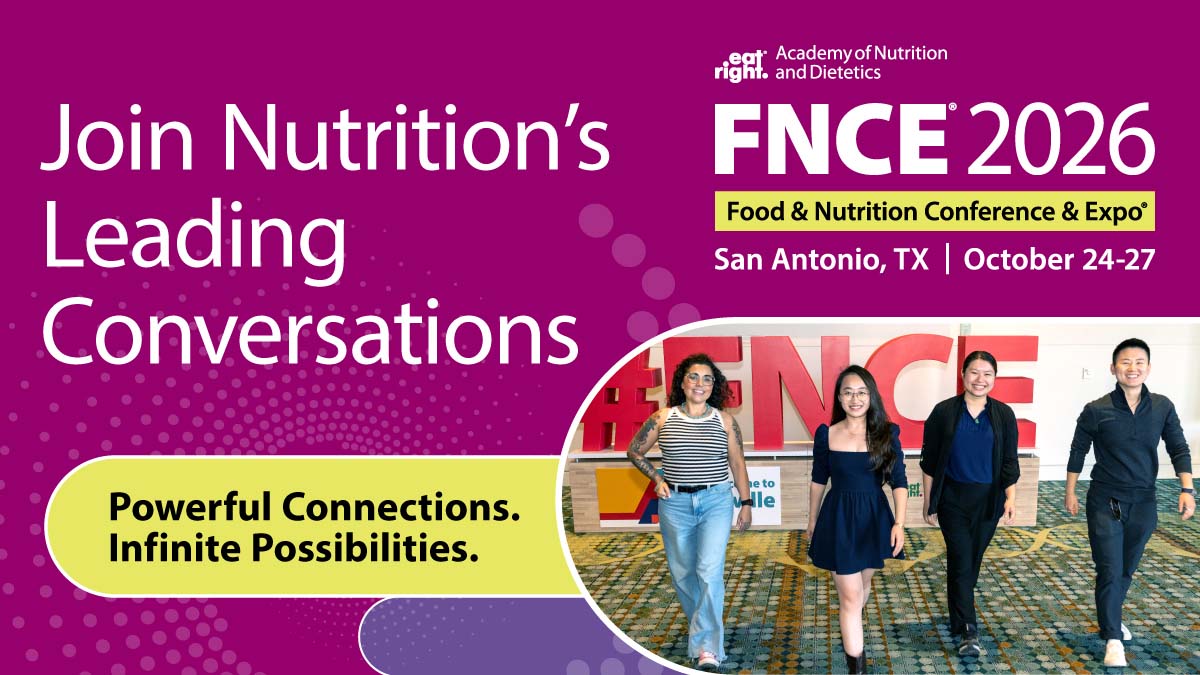 FNCE 2026: Join Nutrition's Leading Conversations