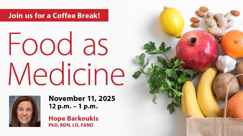 Food as Medicine: Join Us for a Coffee Break