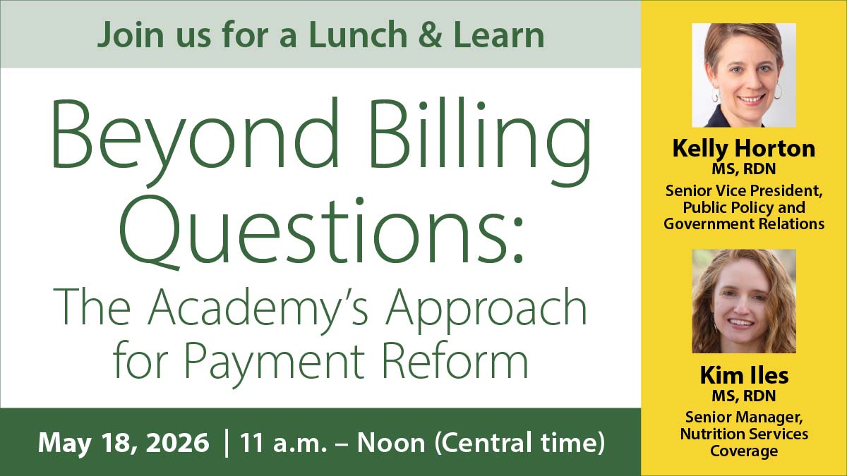 Lunch and Learn | Beyond Billing Questions: The Academy's Approach for Payment Reform